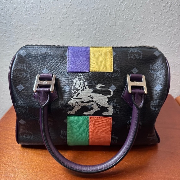 MCM VINTAGE LEATHER SPEEDY BOSTON BAG - Picture 2 of 14